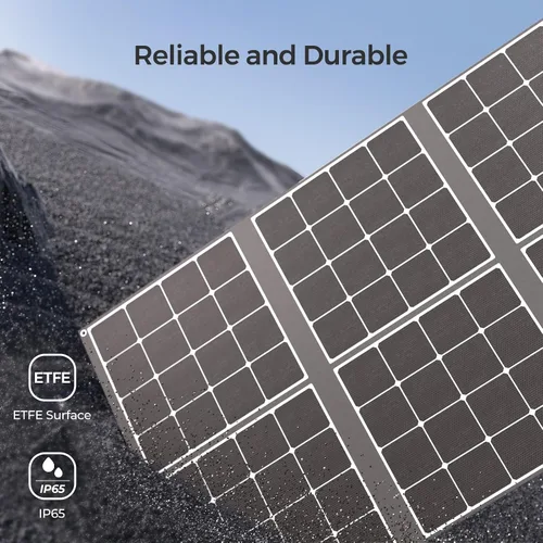 Miniatura 6 de Renogy 400W Panel solar portátil plegable en manta monocristalina, panel solar de gran potencia, células solares Sunpower 23.7% de alta eficiencia