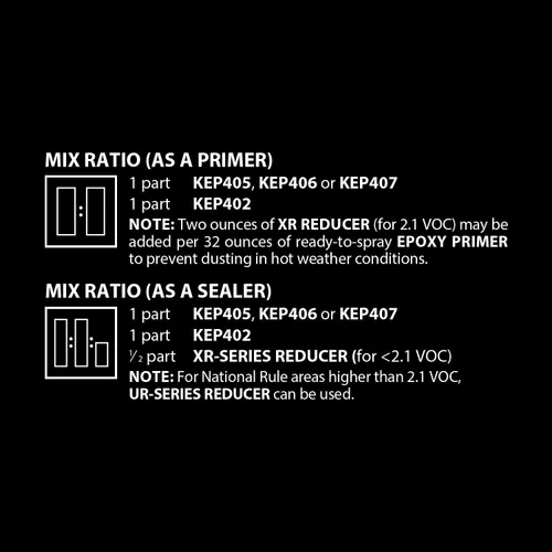Miniatura 2 de Custom Shop - Imprimación/sellador epoxi negro de 2.1 COV (kit de galones) anticorrosivo DTM de alto rendimiento para uso automotriz e industrial.