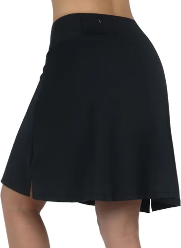 Miniatura 3 de beroy Faldas cortas para mujer, falda de 20 pulgadas hasta la rodilla para mujer, falda deportiva con pantalones cortos