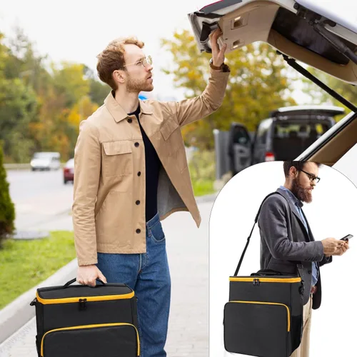 Miniatura 7 de Bolsa de almacenamiento LOTCAIN para arrancador de batería de auto, estuche de transporte compatible con la estación de energía portátil digital