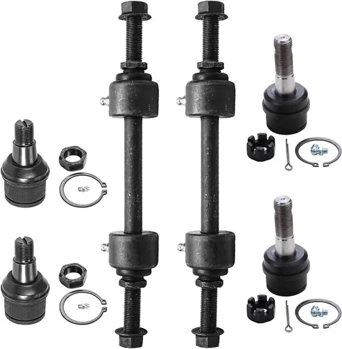 Miniatura 86 de Detroit Axle – Kit de suspensión delantera para Hyundai 2013-2018 Santa Fe 2 enlaces de barra de estabilizador 4 varillas de amarre interiores