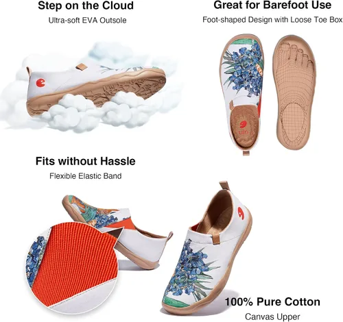 Miniatura 6 de UIN - Mocasines para mujer, tenis, caminar