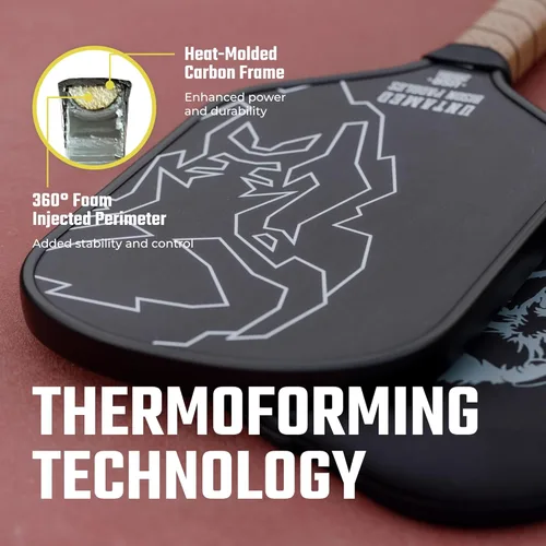 Miniatura 5 de Bison Paddles: Thermoformed Carbon Fiber Pickleball Paddle - Professional Grade Construction for Maximum Spin and Power Paddle Tuning Kit Included