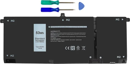 H5CKD - Batería de repuesto para laptop Dell Inspir-on 5400 5406 7405 7300 7306 7500 7506 2 en 1 plata 5300 5301 5401 5402 5408 5409 5501 5502 5500