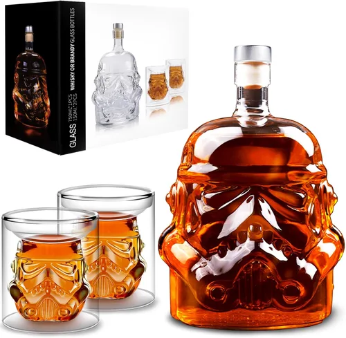 Miniatura 8 de Decantador de whisky, botella de licor y tapón, para esposo o hombre, papá, cumpleaños, día del padre, jarra de whisky para vino, licor, escocés, 1