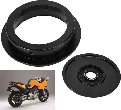 Miniatura 3 de Brida de freno de tambor trasero de motocicleta Brida de freno de tambor trasero de motocicleta de aleación de aluminio negro para YBR CG GN GS