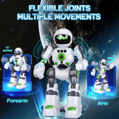 Miniatura 5 de Juguetes robóticos de regalo para niños: robot de control remoto programable con grabación de voz y control de gestos de baile, para niños pequeños