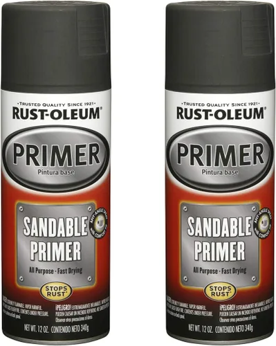 Miniatura 13 de Rust-Oleum 249418 Spray de imprimación lijable automotriz, 12 onzas, negro