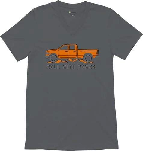 Miniatura 139 de Tee Hunt Camisetas gráficas y camisetas sin mangas para hombre Roll with Power Pickup Truck