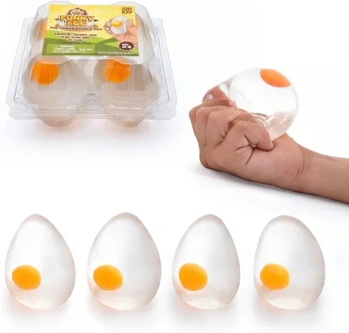 Miniatura 10 de IPIDIPI TOYS Huevos Coloridos Explosión, Paquete de 6 Juguetes Blanditos – Divertido Juguete para Aliviar el Estrés, Recuerdos de Fiesta