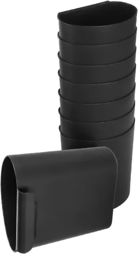 Miniatura 9 de 8 portavasos colgantes, accesorios de carrito rodante, accesorios de carrito utilitario para suministros de manualidades, cubos organizadores