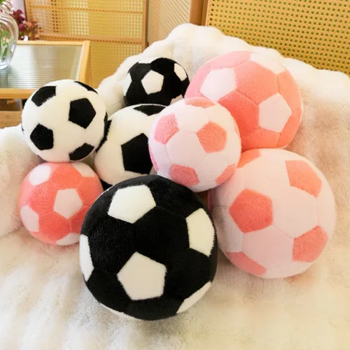 Miniatura 5 de Soccer Pillow Soft Football Throw Pillow Round Home Decor Soccer Decorative Pillow Aesthetic Soccer Sports Ball Plush Pillows for Couch Bed Bedroom