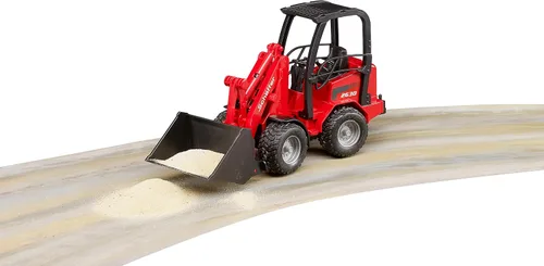 Miniatura 4 de Bruder 02190 Schaeffer Compact Frontloader 2630 Tractor para granja realista y construcción juego de simulación