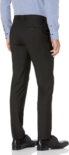 Miniatura 2 de Kenneth Cole REACTION Pantalón de vestir ajustado de tejido elástico para hombre