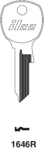 Miniatura 3 de Ilco 1646R - Llave en blanco para buzón nacional D4301 (paquete de 10)