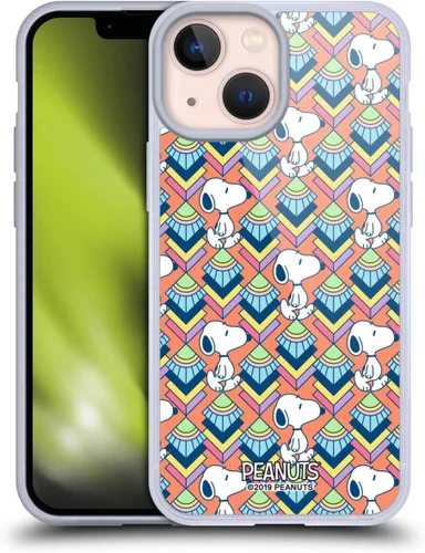 Miniatura 53 de Head Case Designs Snoopy Deco Dreams - Funda de gel suave con licencia oficial de Peanuts Blue Pattern compatible con Apple iPhone 7 Plus/iPhone 8