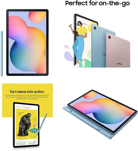 Miniatura 3 de S6 Lite - Lápiz capacitivo de repuesto para Samsung Galaxy Tab S6 Lite (EJ-PP610BPEGUJ), lápiz capacitivo+puntas/puntas (azul)