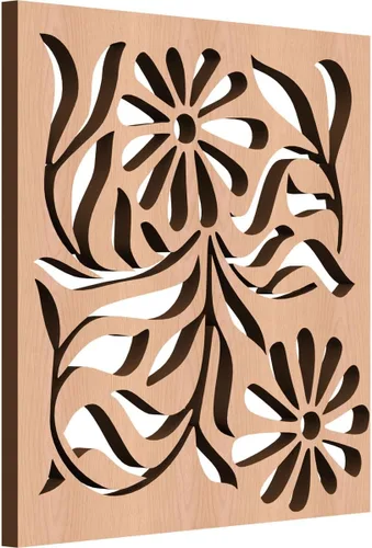 Miniatura 51 de Barryton - Paneles decorativos de madera con calado, extra pequeños, 7 3/8 pulgadas de ancho x 7 3/8 pulgadas de alto x 1/4 pulgadas de alto, roble