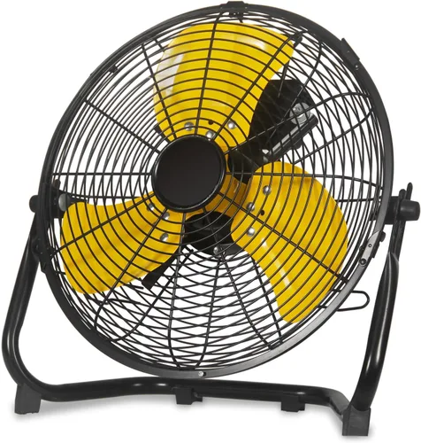 Miniatura 11 de Ventilador de tambor industrial de 24 pulgadas, 9,500 CFM de alta velocidad de 3 velocidades circulador de aire de metal resistente con mango