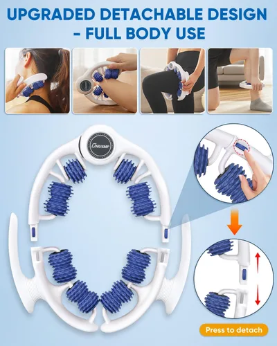 Miniatura 5 de ONUEMP Herramienta de Masaje para Celulitis, Removedor de Celulitis con Drenaje Linfático para Piernas, Rodillo Muscular para Masaje de Fascia