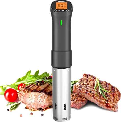 INKBIRD Wifi Sous Vide Cocina, Máquina Sous Vide de 1000W, Circulador de Inmersión con Control Remoto con Aplicación, Recetas, Temporizador, Alarma,