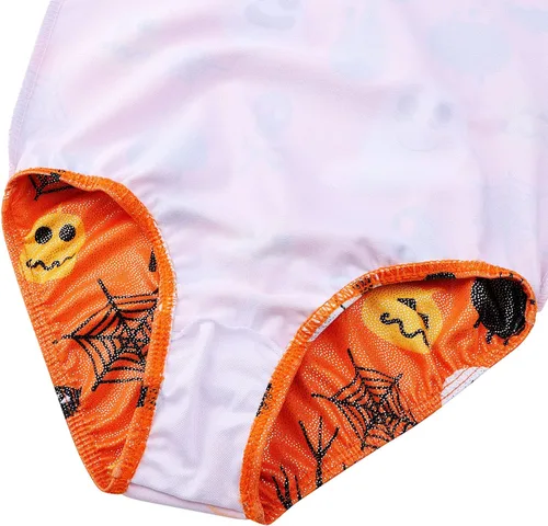 Miniatura 5 de TFJH E Leotardos de gimnasia para niñas, ropa de ballet para práctica, espalda cruzada, de una pieza, 3-12 años