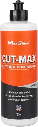 Miniatura 3 de Maxshine Mini pulidora inalámbrica profesional de 3 piezas con kit de compuesto de corte y pulido (M0312 V2) - Ligero (1.93 libras), 6 velocidades
