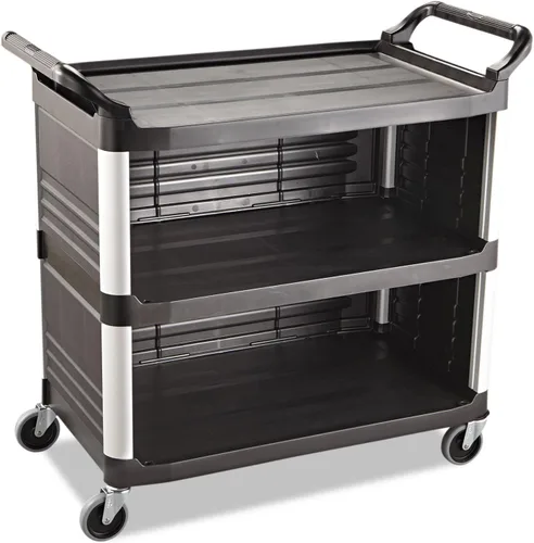 Rubbermaid Commercial Products Xtra - Carrito utilitario con ruedas, capacidad de 300 libras, 20 pulgadas de ancho x 40-5/8 pulgadas de profundidad