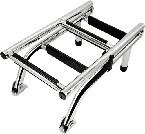 Escalera plegable de acero inoxidable para barco, escalera de natación portátil, escalera telescópica para yates marinos y más (2217S)