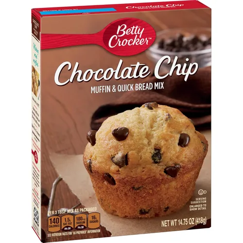 Miniatura 29 de Betty Crocker - Wild Blueberry Muffin and Quick Bread Mix (muffin de arándanos silvestres y mezcla rápida de pan), 16.9 onzas