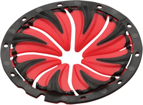 Dye Alimentación rápida del rotor de paintball Dye Tapa del cargador de alimentación rápida del rotor - Negro/Rojo