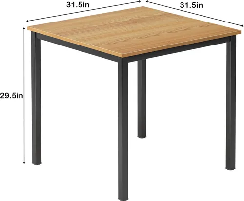 Miniatura 3 de DlandHome Escritorio pequeño para computadora para oficina en casa, mesa de escritura para espacios pequeños, mesa de estudio, escritorio