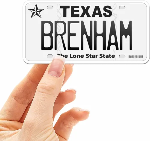 Miniatura 62 de Calcomanía para placa de matrícula de Texas, elige entre más de 50 ciudades de TX, calcomanía para parachoques de Texas para automóvil, calcomanías