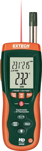 Miniatura 3 de EXTECH HD500 - psicómetro con termómetro infrarrojo 30:1