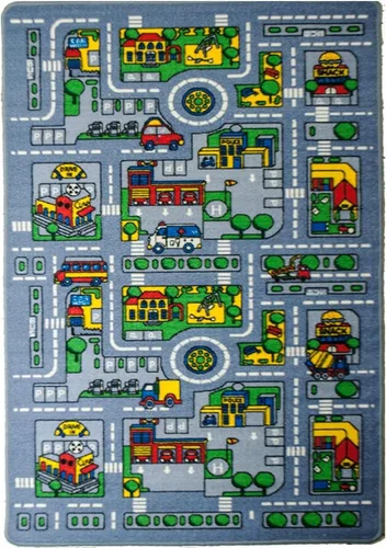 Miniatura 10 de Abc Shapes tapete para niño con diseño de letras para aprendizaje del alfabeto, Nylon