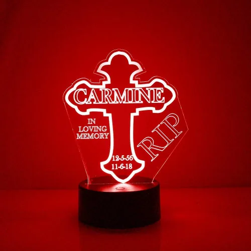 Miniatura 10 de MMS - Lámpara de luz nocturna LED personalizada Virgen María, personalizada con tu nombre o texto, la lámpara de luz más grande del mercado, grabado