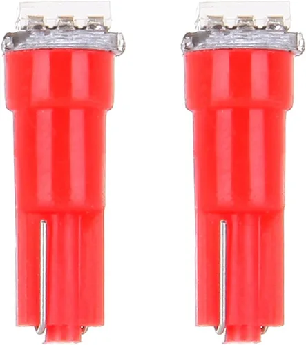 Miniatura 4 de Bombillas de ledes Cciyu T5 58 70 73 74 acuñadas para indicador de tablero de mando 1-SMD 5050 para instrumento de tablero de mando, bombillas