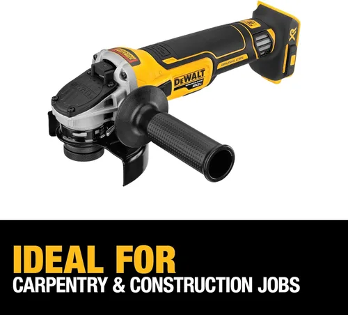 Miniatura 4 de DEWALT Amoladora angular MAX* XR de 20 V con freno de retroceso, interruptor deslizante, 4-1/2 pulgadas, solo herramienta (DCG405B)