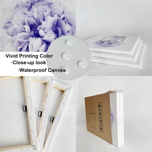 Miniatura 6 de VVOVV Wall Decor - Whisky marrón en tazas con lienzo de hielo, impresión artística de pared, pintura de vino, cuadros enmarcados, cenicero
