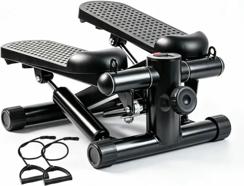Máquina paso a paso compacta para entrenamiento cardiovascular y de piernas en interiores | Pequeño equipo de ejercicio portátil para fitness en