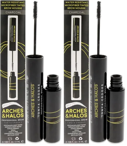Miniatura 17 de Arches & Halos Mousse de cejas teñida de microfibra – Da forma y define – Obtén cejas completas, esponjosas y de aspecto natural – Maquillaje vegano