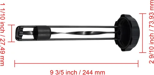 Miniatura 2 de AM39206 Tapa de Gas con Indicador de Combustible AM143248 Compatible con Cortacésped John Deere 316 318 322 420 Series Tractores Compatible