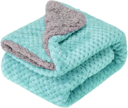 Miniatura 22 de Manta o manta mullida para bebé, suave, cálida y acogedora manta de vellón coral para niños pequeños, bebés o recién nacidos, para cuna, cochecito