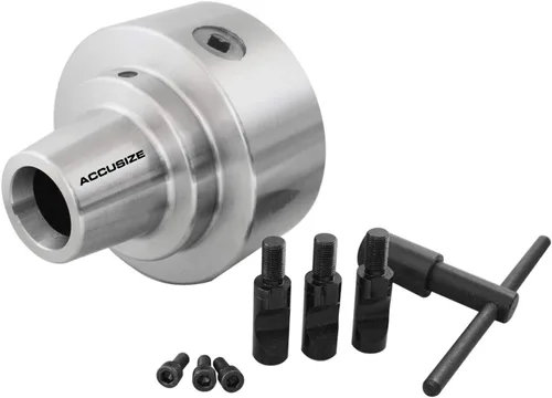 Miniatura 11 de Accusize Industrial Tools Portabrocas 5C 5'' con montaje integral D1-3 Camlock, perno de 9/16 pulgadas, 0269-0013