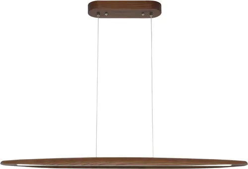 Miniatura 13 de YISDESIGN Lámpara Colgante Lineal LED de Madera de 59" 40W, Lámpara LED para Comedor Regulable, Lámpara Colgante para Comedor, Cocina, Isla, Mesa
