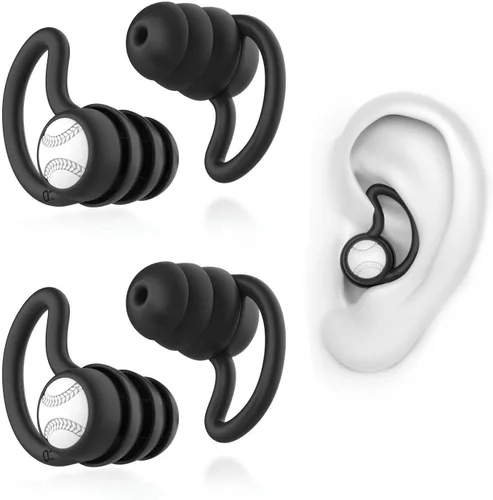 Miniatura 8 de Tapones para los oídos de natación impermeables, 1 par de tapones de silicona para los oídos para adultos y niños, tapones para los oídos