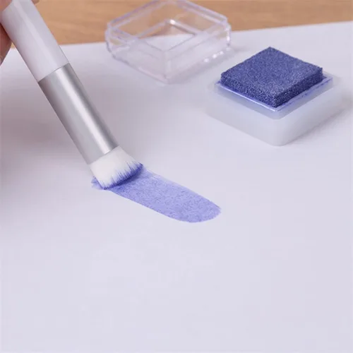 Miniatura 8 de BAOFALI 10 piezas de mini pinturas de tinta, cepillo de mezcla, herramientas de mezcla suave, pintura de tinta, pinceles pequeños, herramientas