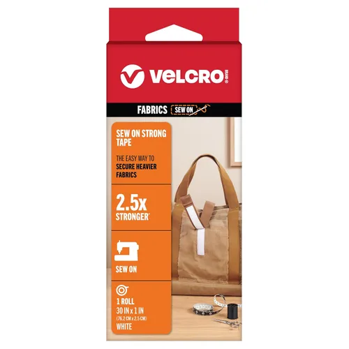 Miniatura 7 de VELCRO Brand Cinta de tela fuerte para coser Rollo de 30 pulgadas, negro