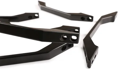 Miniatura 6 de Aleación de aluminio para Land Rover Defender 90 110 130 2004-2018 Accesorios Car Roof Grab Handles Piezas de repuesto (negro)