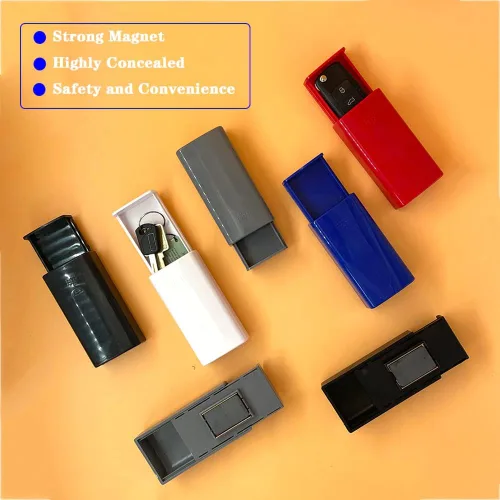 Miniatura 2 de Omana Caja magnética para llaves para ocultar llaves, imán fuerte, caja fuerte para llaves de automóvil, caja fuerte para llaves de emergencia, caja